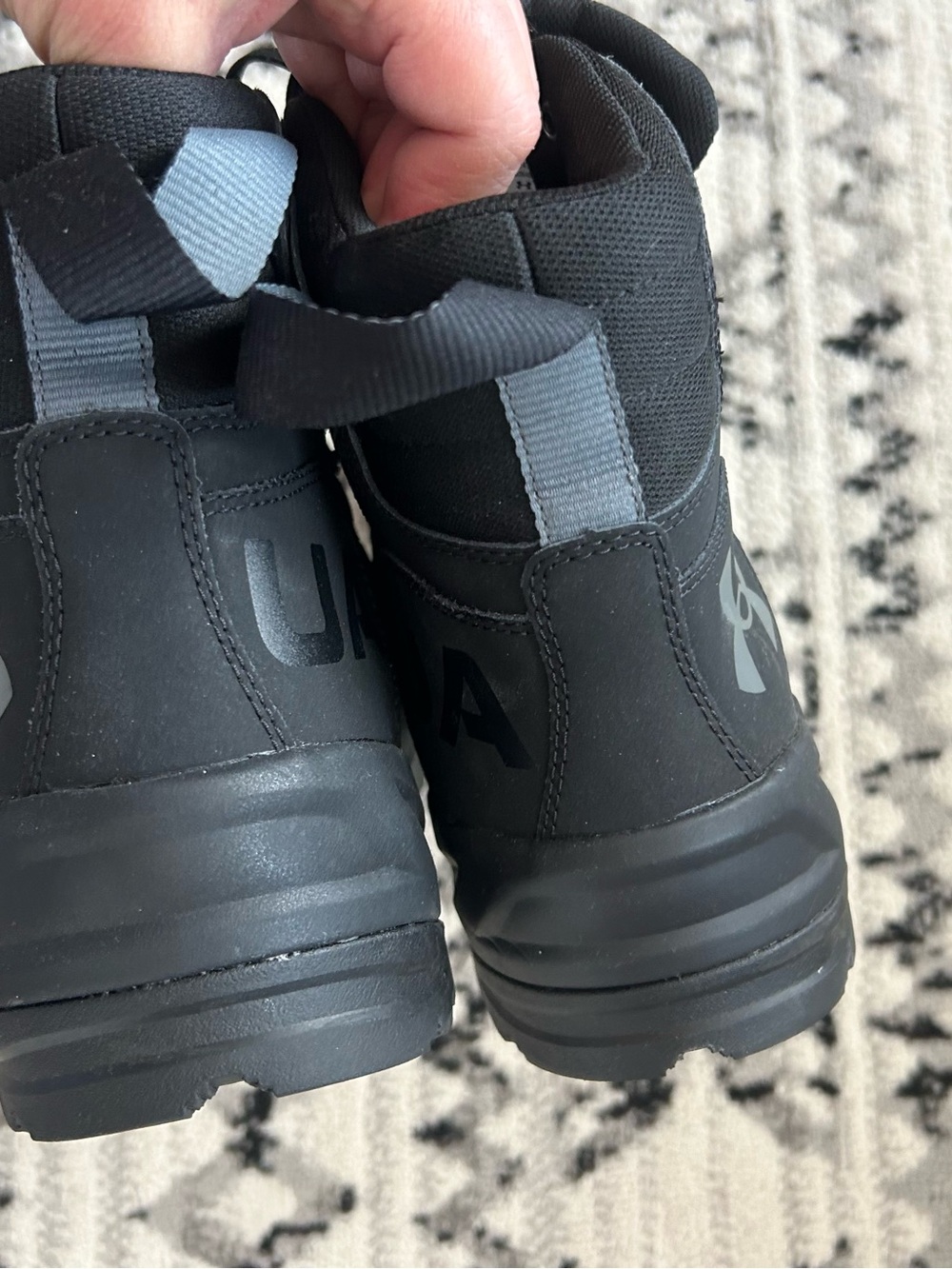 Under Armour Men's Black Tactical Hiking Boots - Picture 3 of 4